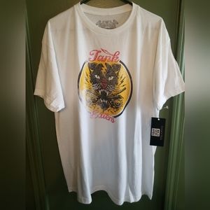 Black Cat Tank Eaters T-Shirt WW2 Logo XL NWT Made in USA